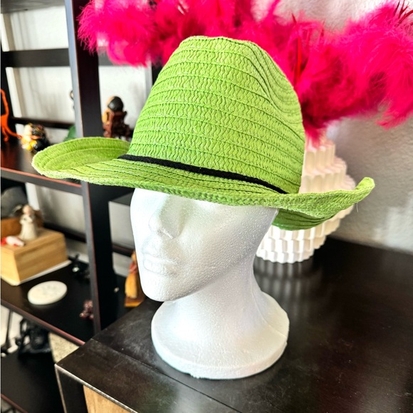 oriental trading Accessories - Lime Green Cowboy Hat